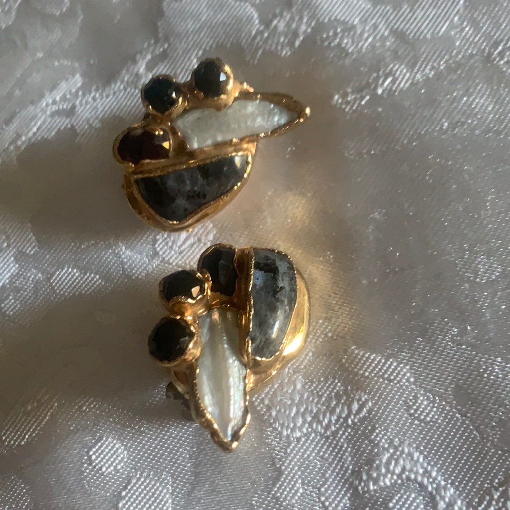 Vintage Clips Art Deco Kay Earings